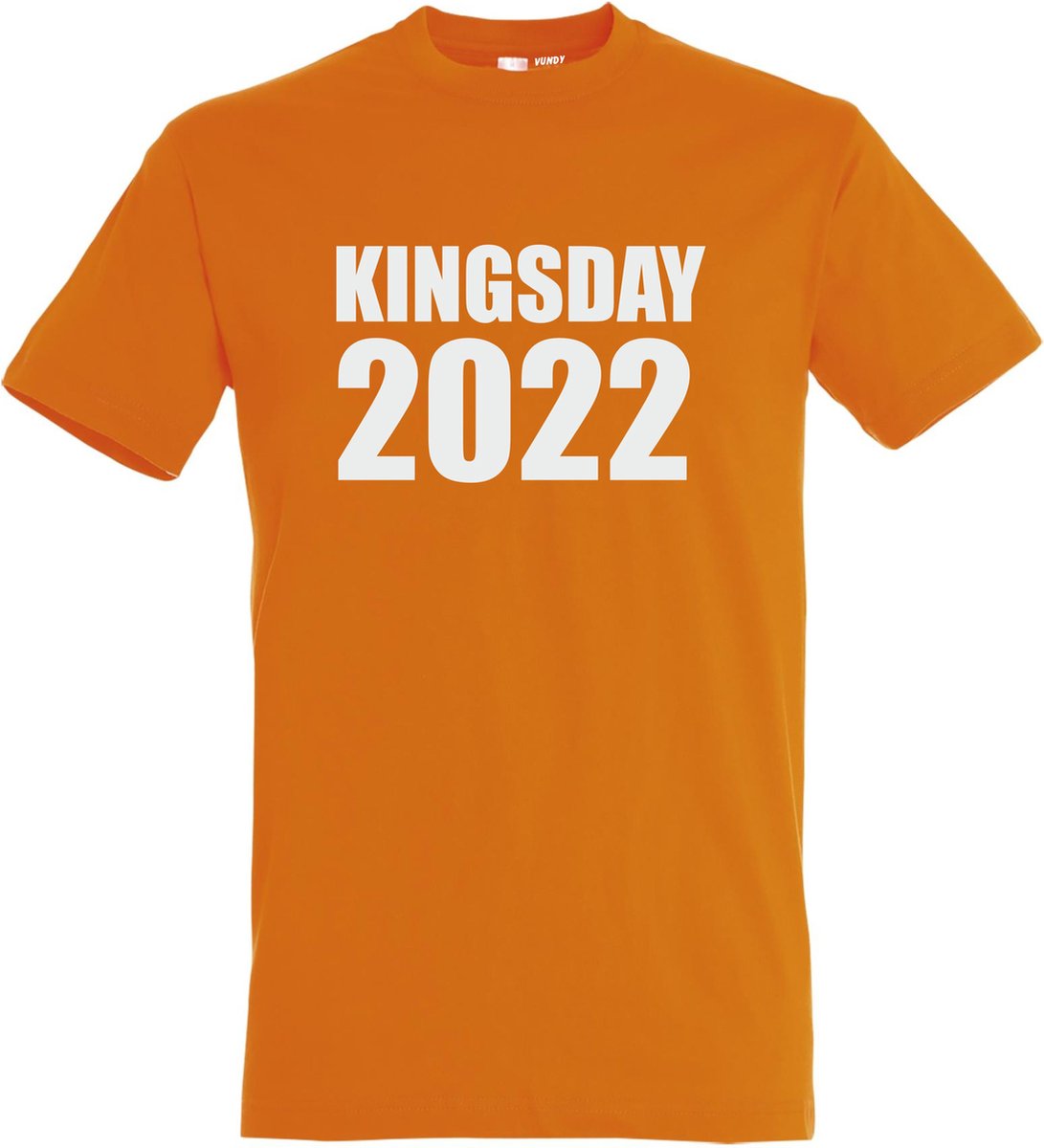 T-shirt Kingsday 2022 | Koningsdag | oranje shirt | Koningsdag kleding | Oranje | maat S